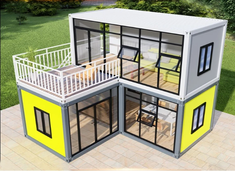 Competitive price Chinese modular prefabricated house luxury 3 bedroom container homes 40ft luxury house