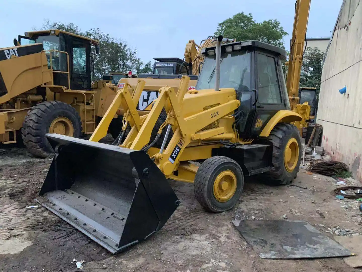 original j-cB 3cx 4cx backhoe loader