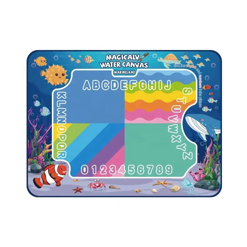 Magic Water Painting Mat for Kids Toys Color Magic Water Canvas Aqua Doodle Drawing Mat For Christmas Gift