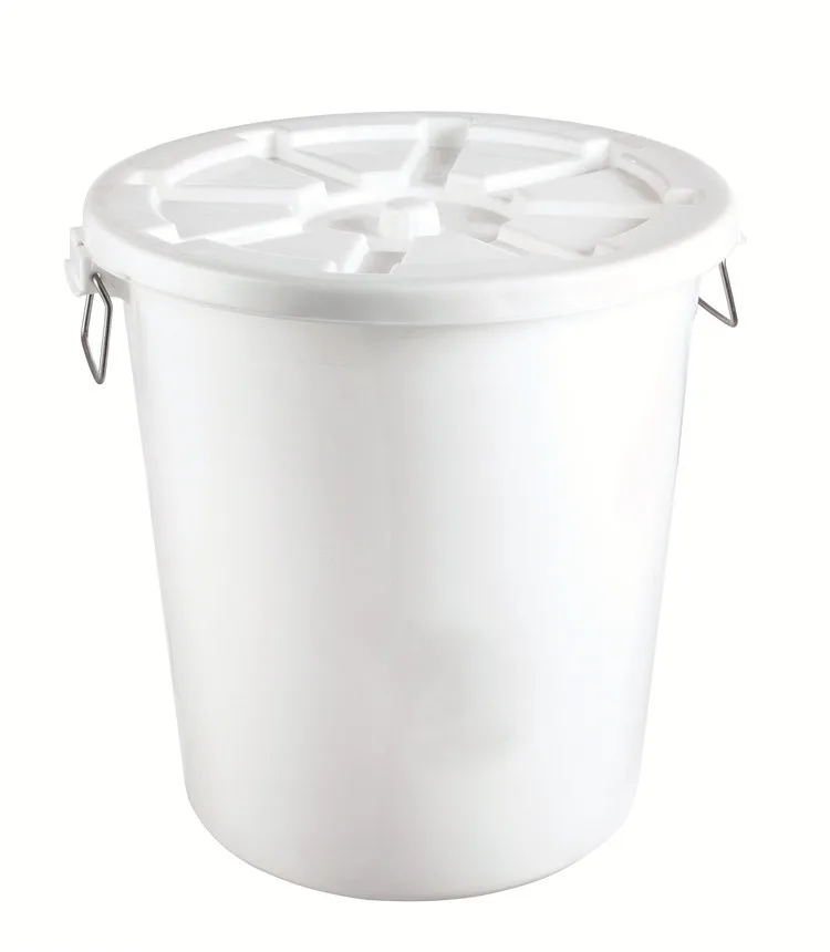 Outdoor 12 Gallon 45 100 Litres Plastic PP large Feed Storage  Bucket  with Locking Lid