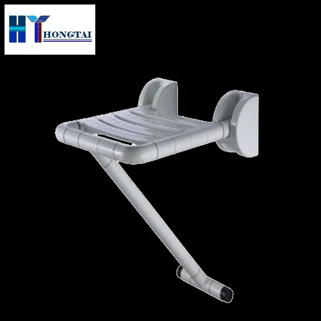 Lift-up Shower Chair for Elders Wall Mounted Folded bench Handicap ABS Bathroom Seat