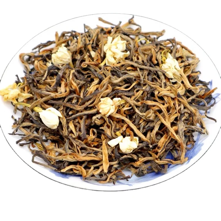 Wholesale new flavor Chinese Jasmine black tea, the perfect combination of jasmine and black tea