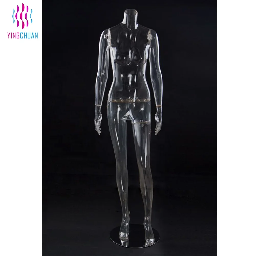 Wholesale transparent standard size female mannequin