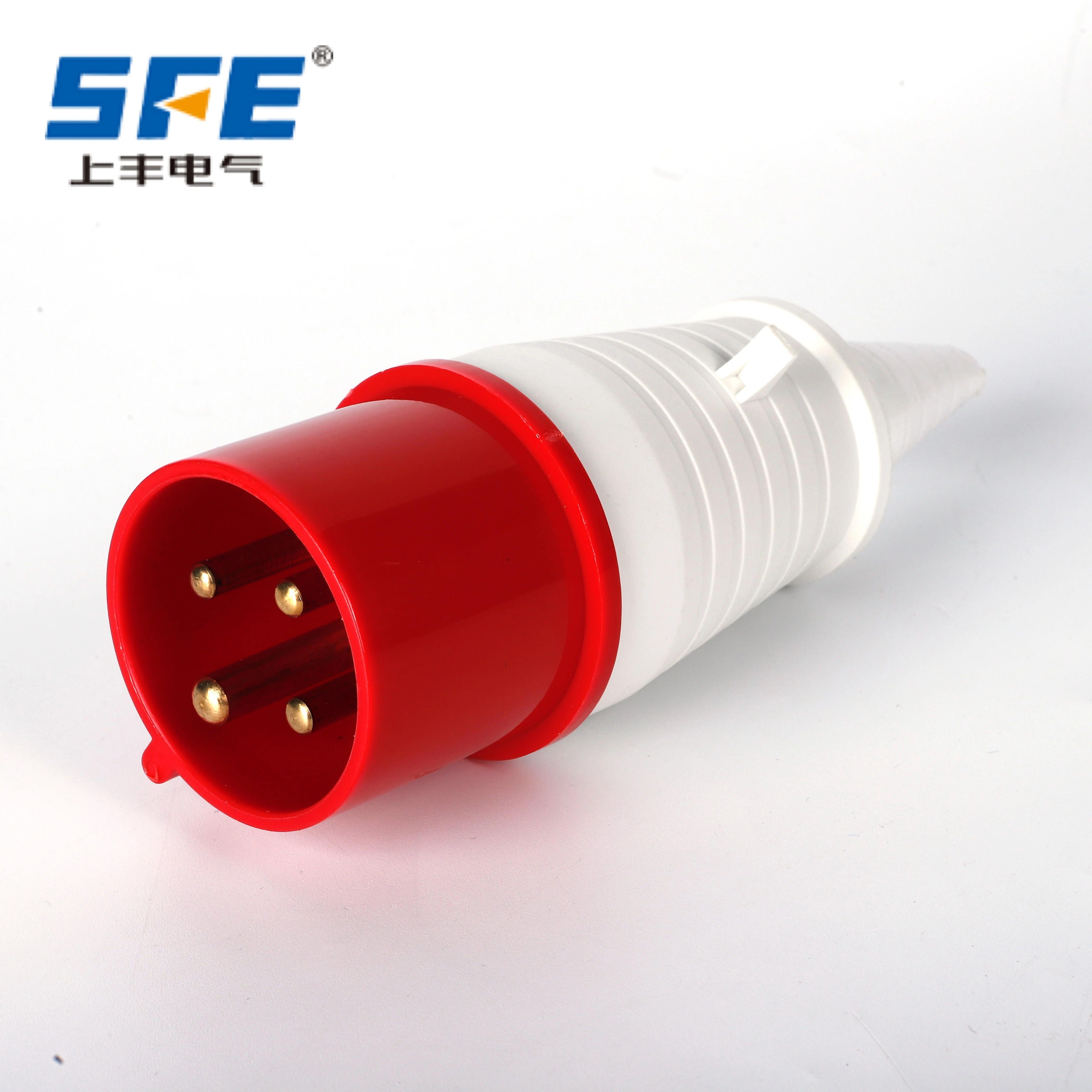 16A /3P+E/IP44/6H industrial plug and socket/industrial connector 4 pin plugs