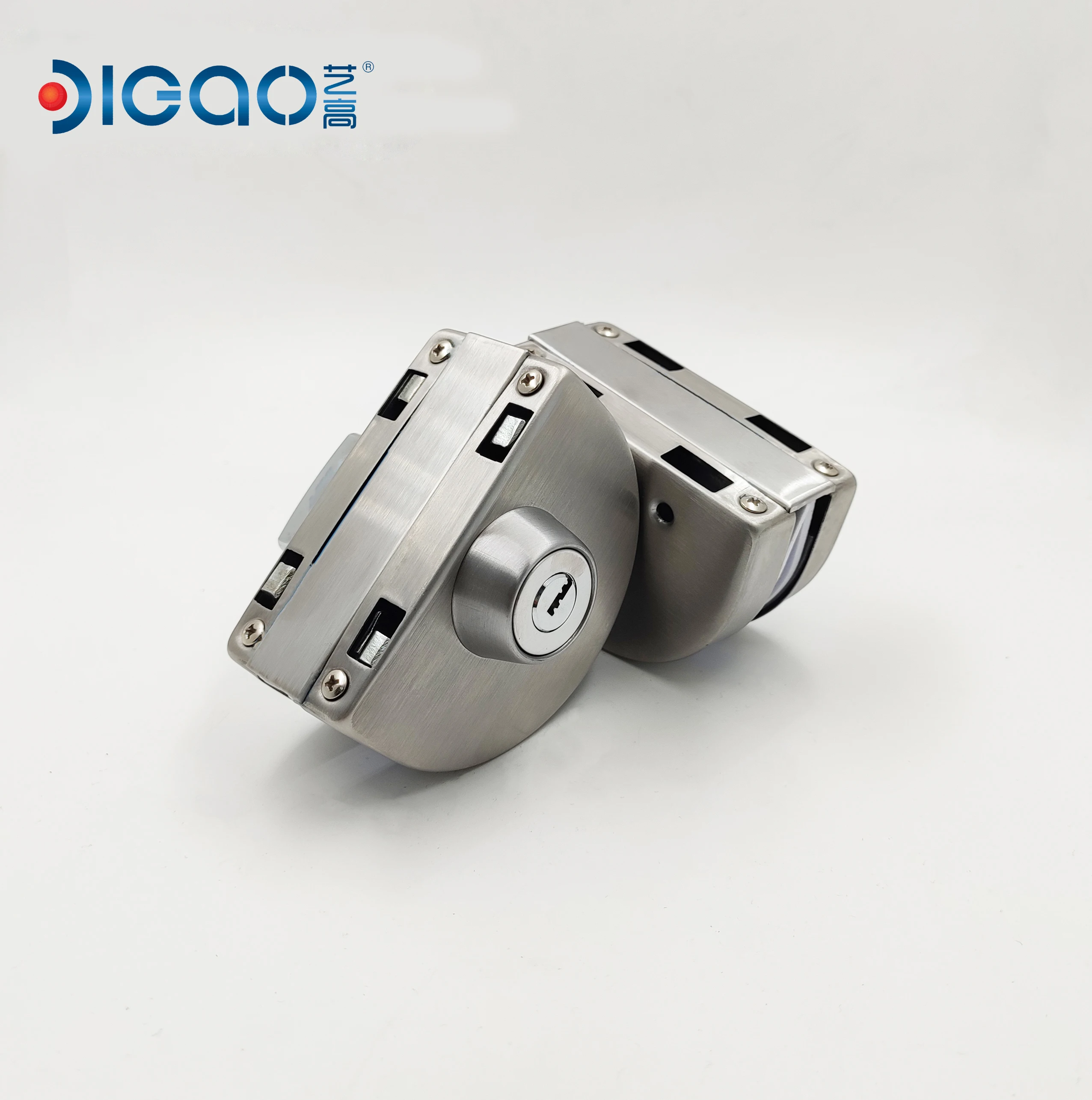 China Manufacturer Frameless Glass Sliding Door Hook Lock European Cylinder