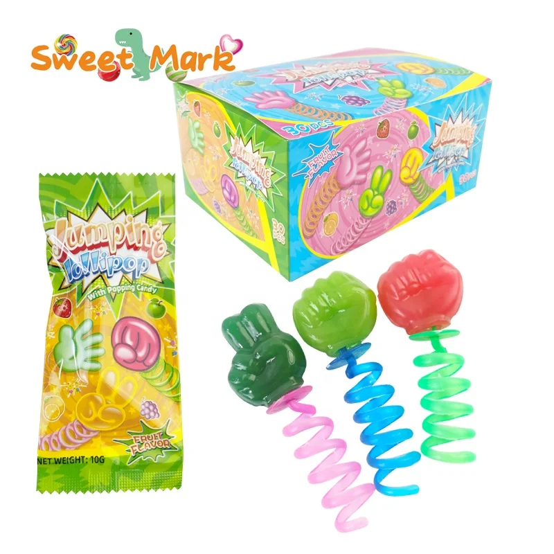 OEM hard candy funny gesture hand shape lollipop fruity candy bar
