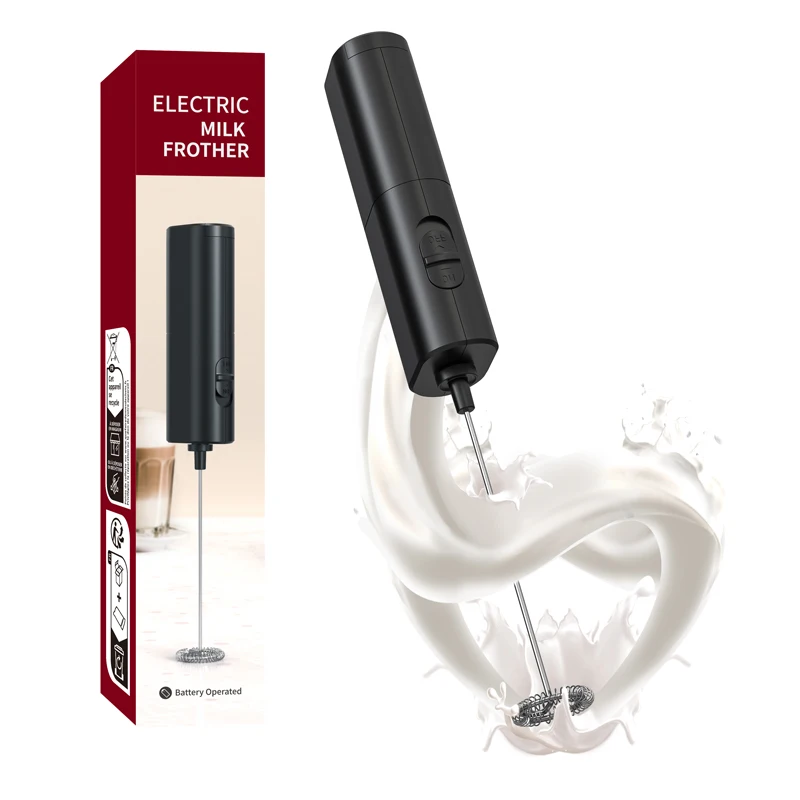 2024 Best price automatic Milk Steamer Handheld Electric Coffee Machine Whisk Milk Frother