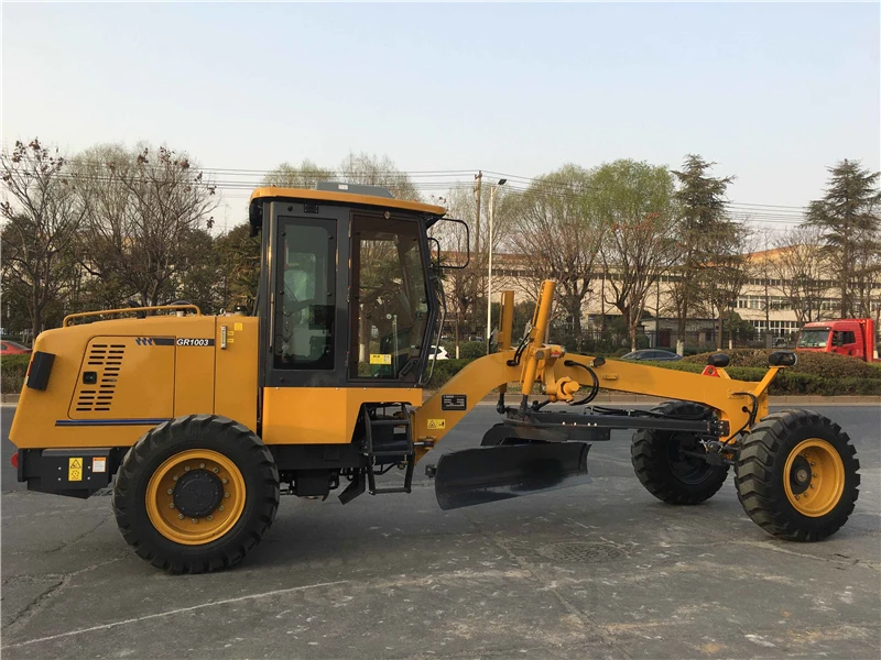 China Famous brand GR100 road grader machine mini motor grader for sale