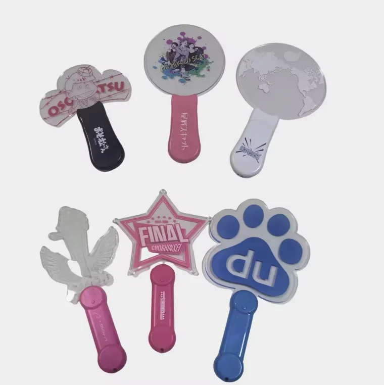 Custom colored led acrylic light stick concert glow stick customized fan interactive response flash stick