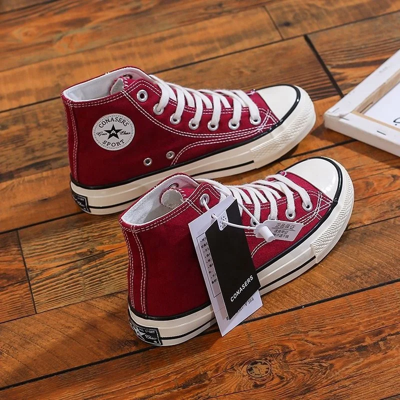 Dropshipping Women canvas shoes Customize Vulcanized Shoes women canvas trendy shoes