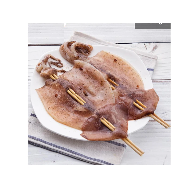 Горячая Распродажа морепродукты высокое качество лучший поставщик морепродуктов высокое качество Перу каламари шампуры Замороженные гигаса каламари шампуры