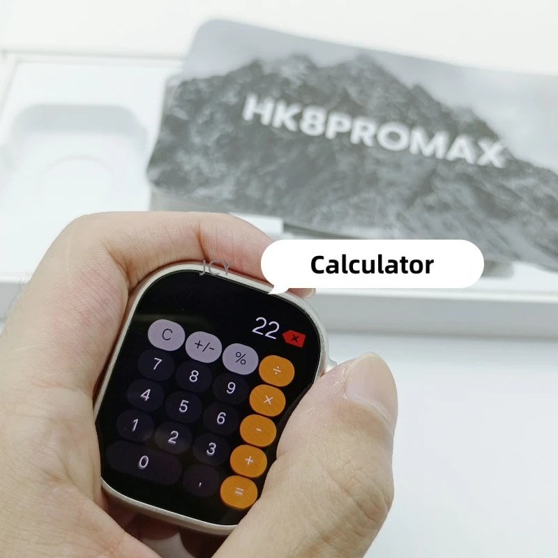 HK8 Pro Max Smartwatch 2.02 Inch AMOLED Waterproof relogio montre reloj inteligente HK9 Pro Hello watch 2 H11 Ultra Smart Watch