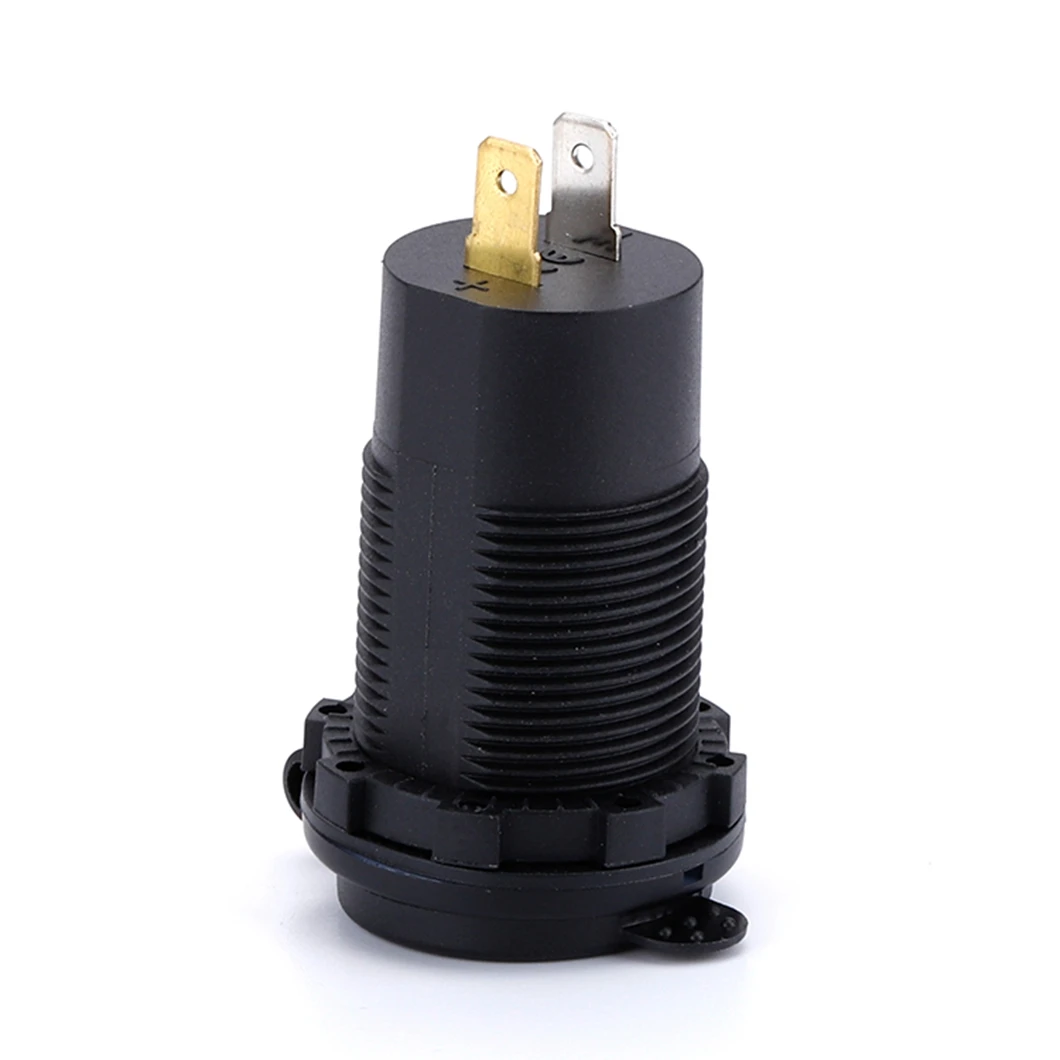 QC4.0+QC3.0 Double USB Car Charger Fast Charger Caravan Yacht Universal Modification Power Socket Car Charger USB Socket