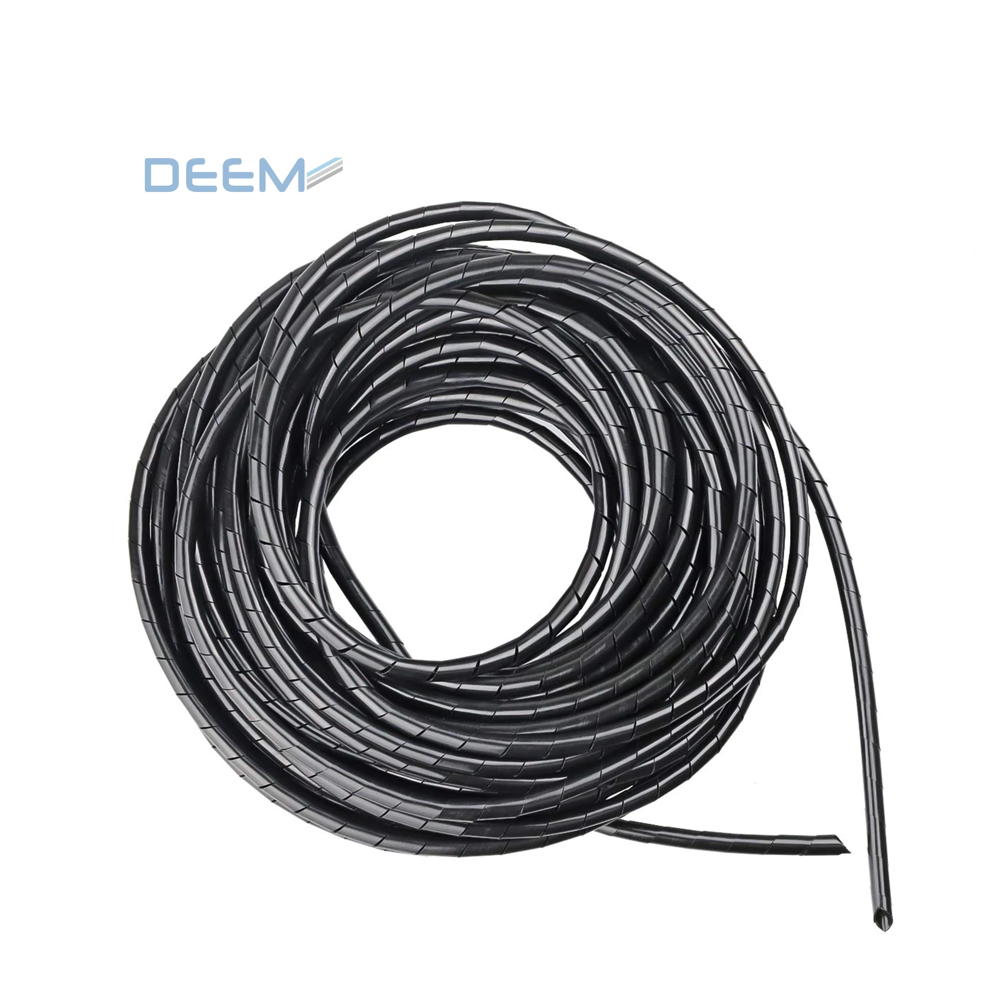 DEEM 10mm diameter spiral cable wrapping tube for hydraulic