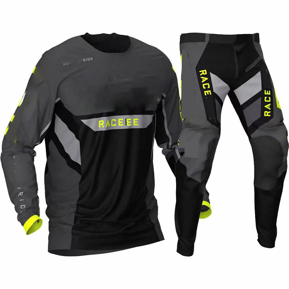 Fashion OEM Quick Dry Breathable Motocross Racing Suits Motorcycle Sportswear Pants and Jersey Combos Moto Dirt Bike Gear Set