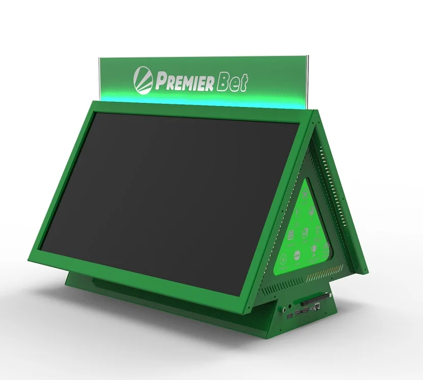 Table top LCD advertising screen two sides