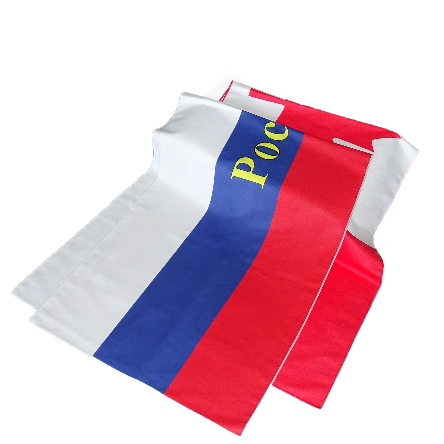 Пользовательское быстросохнущее супервпитывающее мягкое пляжное полотенце с цифровой печатью и российским флагом