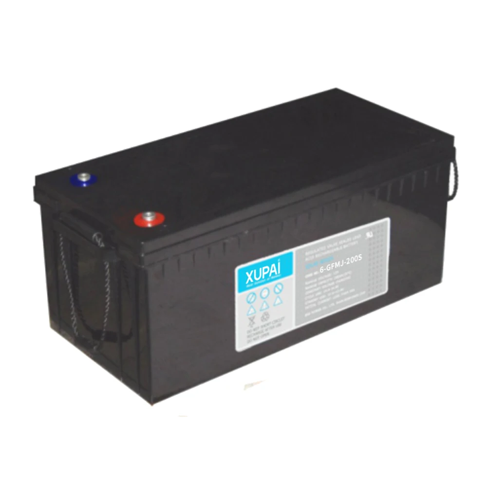 12 Volt 6-GFMJ-200S harga ups Underground backup battery bateria solares