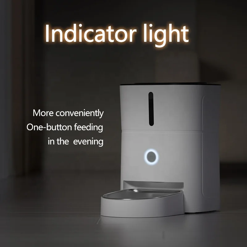 Wifi Type Automatic Smart Pet Feeder 3L Customized Cat Pet Puppy Dog Pet Bowls & Feeders