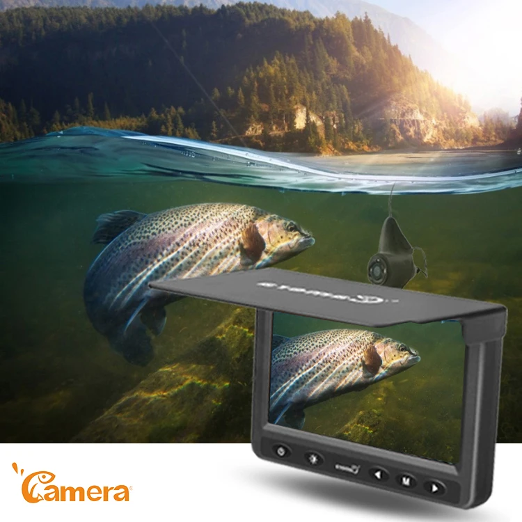 HR-4315F Special wholesale price HD full color wild fishing equipment 4.3inch 15m visual fish finder