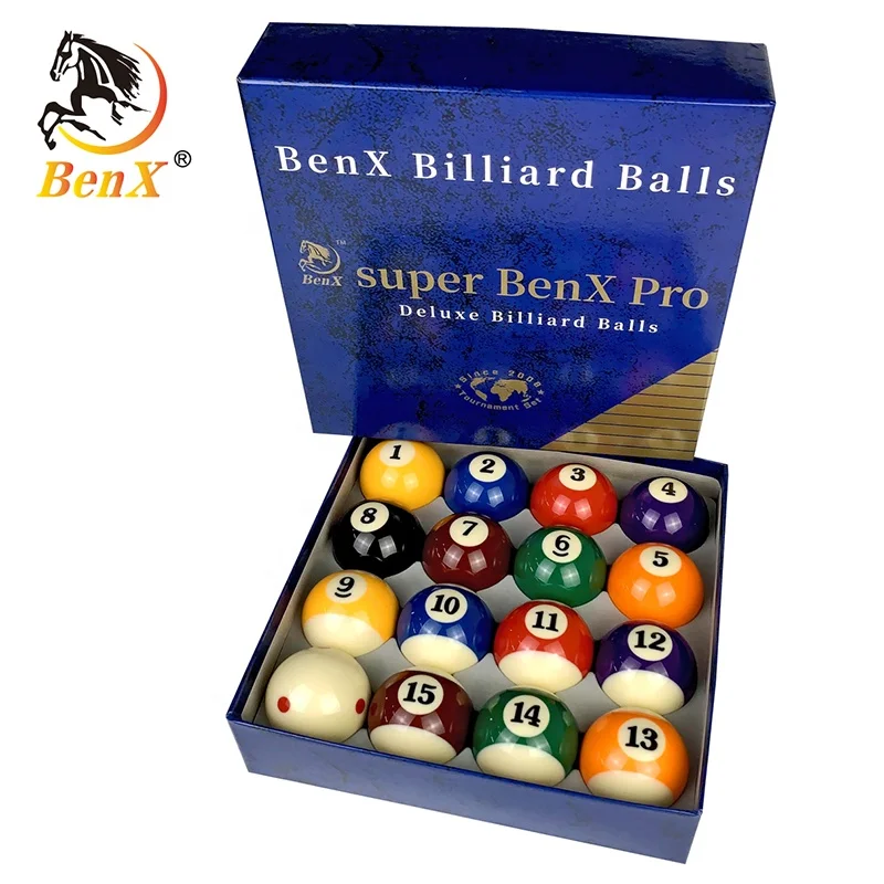 BenX 57.2mm 3A Pool ball Crystal color factory directly sale billiard ball
