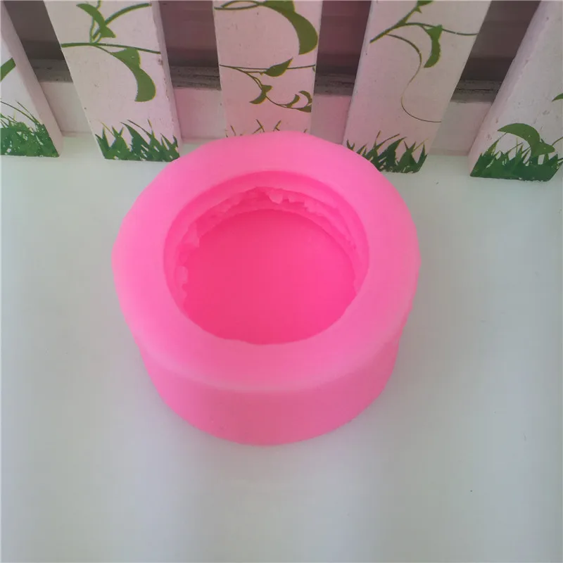 Custom 3D Round Shape Edible Silicon Handmade Soap Fondant Cake Mold Candle Chocolate mould