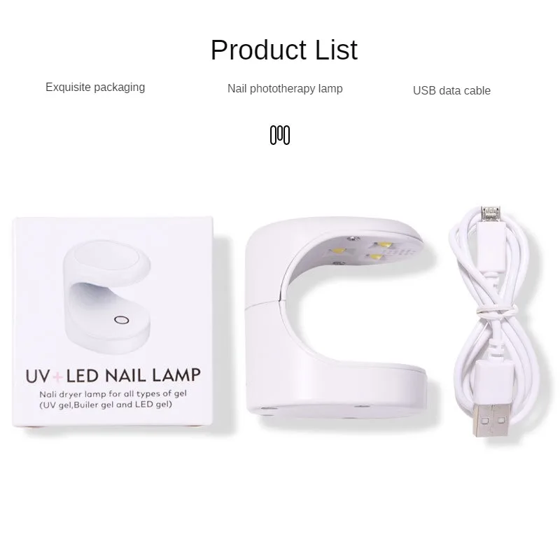 Wholesale High Quality Nail Lamp Salon UV Light Dual Light Source Gel Dryer 16W UV Led Nail Lamp For Manicure