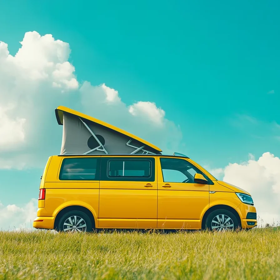 vw transporter t5 t6 camping accessories rooftop tent softshell camper van