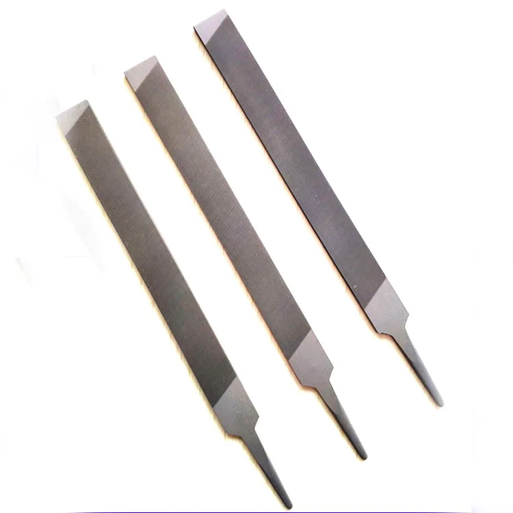 American type style Hand Mill Metal File T12 Carbon Steel Bastard, Medium, Double Cut Cross Section and Tapers Hand Mill File