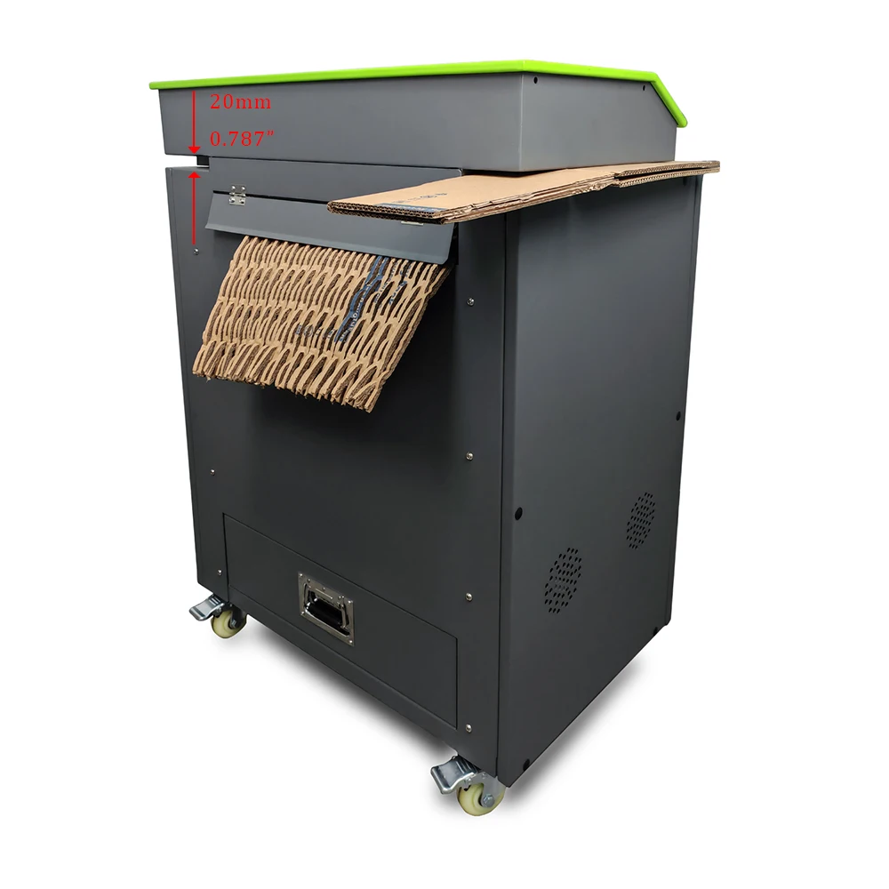 Super Factory Mini Paper Shredder Head Strip Cut Reuse Corrugated Kraft Paper Shredder Parts For Box