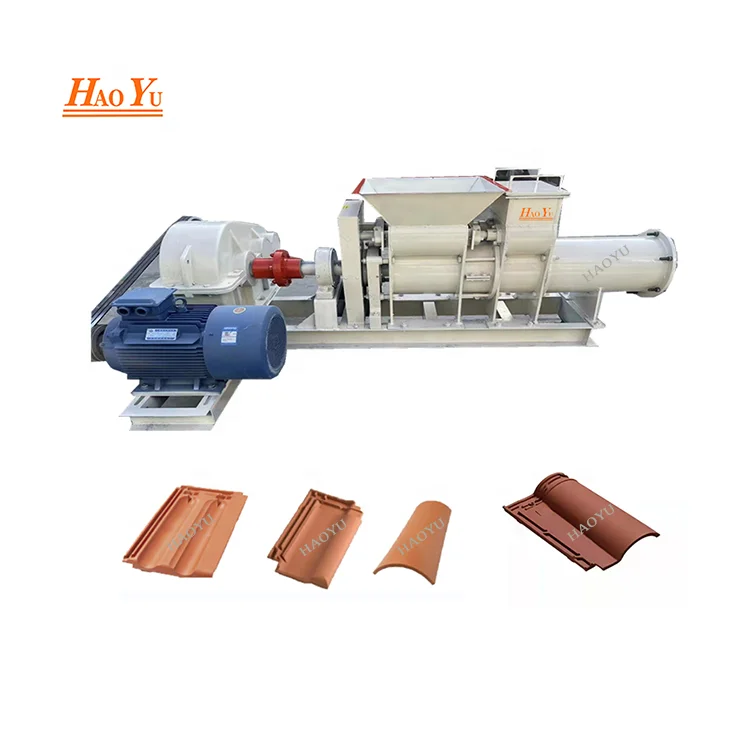 Automatic Cement Tile Press Clay Making Machine Roof Tile Press Small Business Clay Brick Making Machine