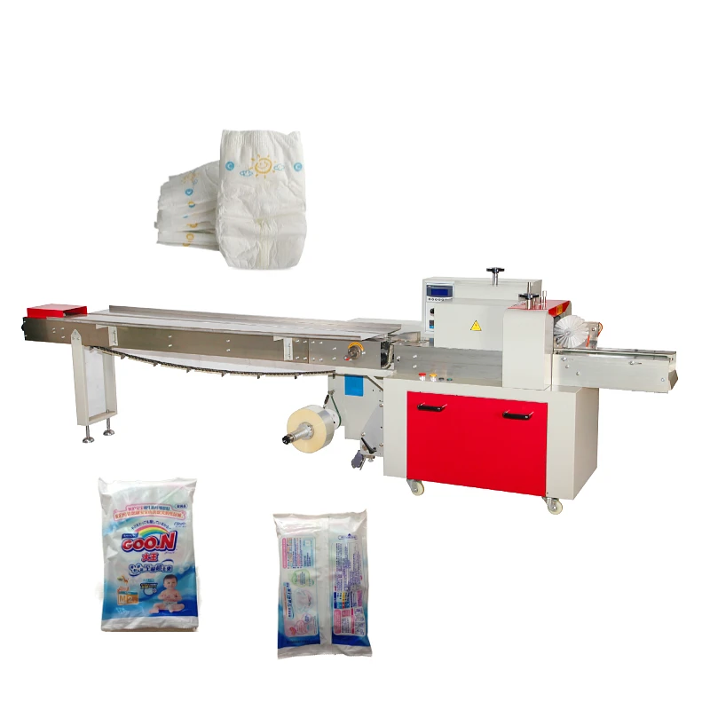 automatic sanitary napkin pregnancy test wet wipes baby diapers razor blade packing packaging machine for hotel amenities
