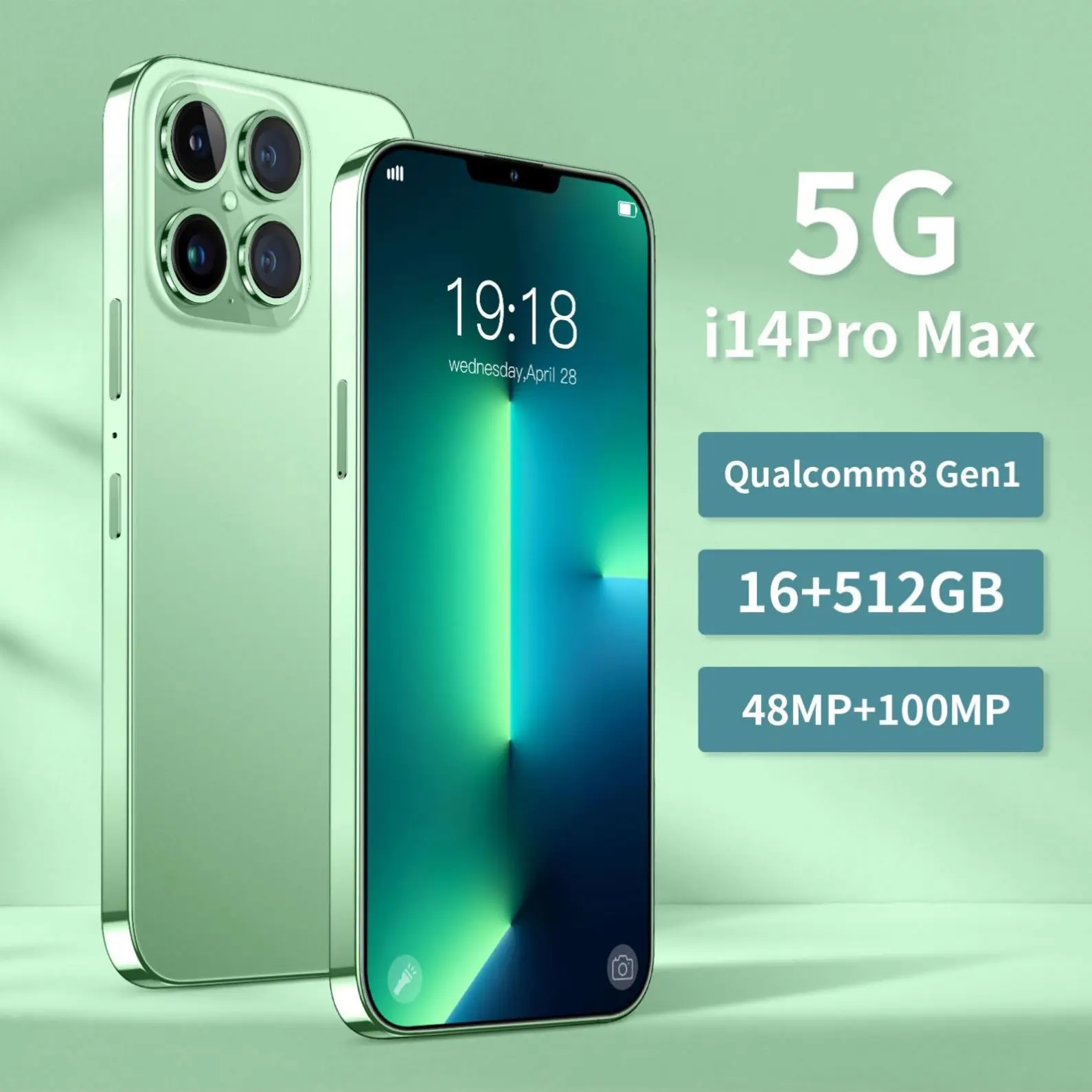 Factory Wholesale High Quality I14 Pro Max Smart Phone Mobile Phones