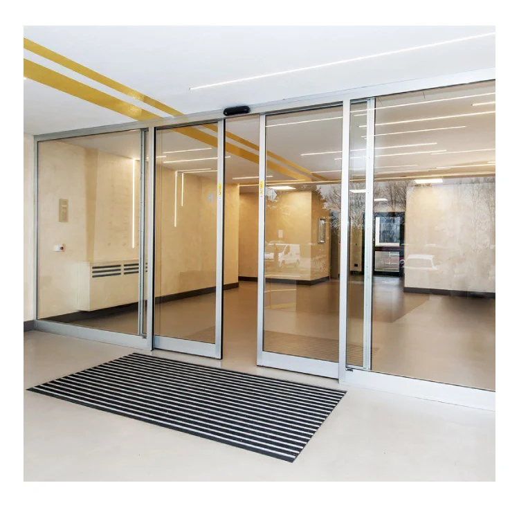 15 years supply automatic sensor sliding door aluminum door