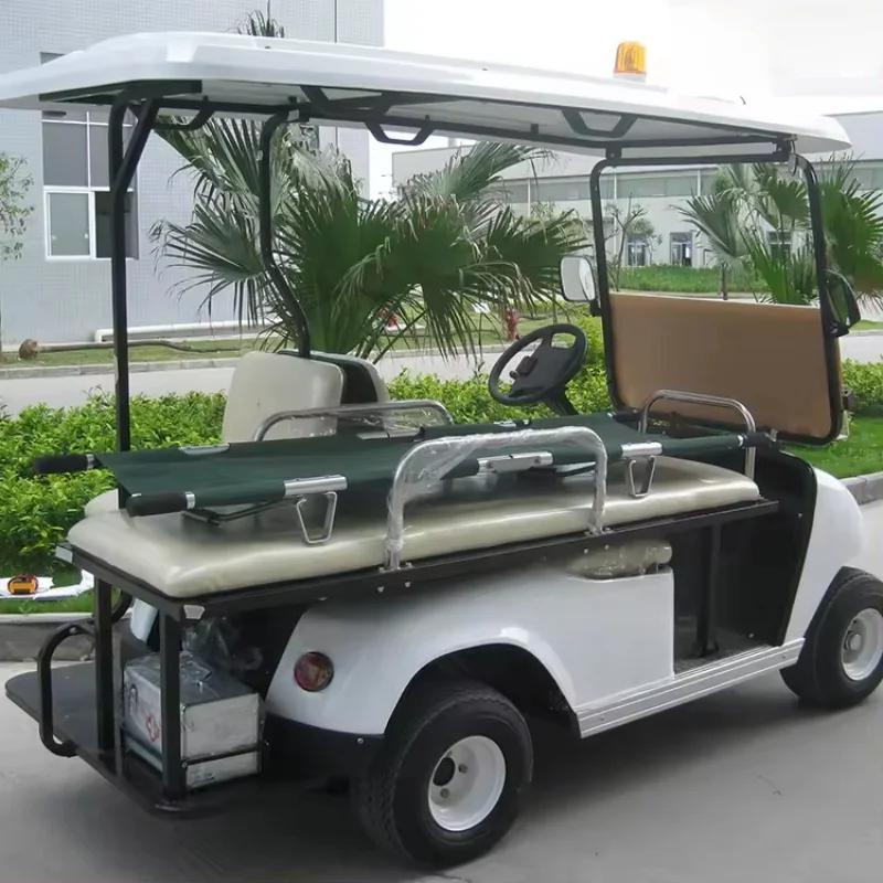 High Quality Mini Ambulance Vehicle Electric Special Transportation 48V 2 Seat Electric Ambulance for Sale