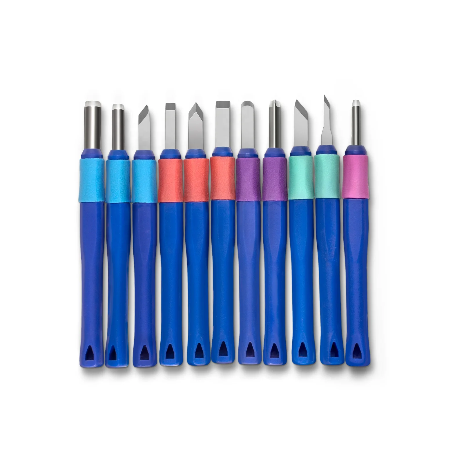 Sk2 Wood Carving Chisel 4pcs Plastic Handle Wood DIY Carving Knife For Carving