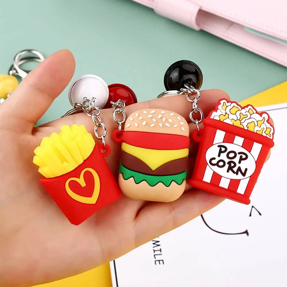 Custom Logo Personalized Soft PVC Silicone Rubber Key Ring Cartoon Animal Customized Keychain 3D