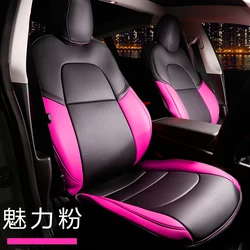 car accessories interior decorative Tesla model 3 pink seat cushion cover car mat