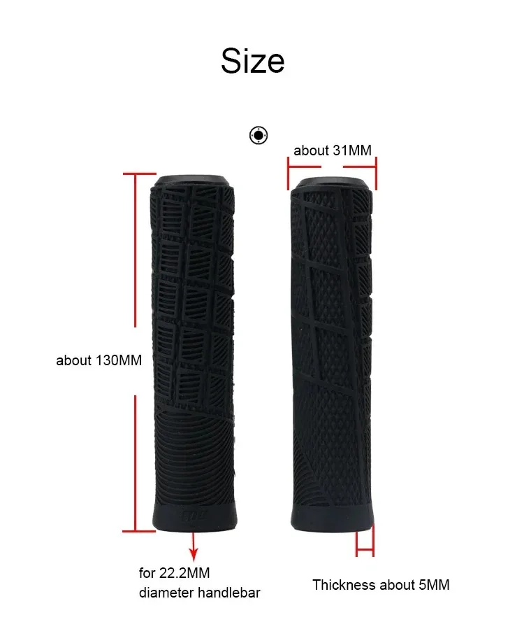 OEM/ODM ODI Grips SG1 Bicycle Handle Bar Cover Silicone Folding Bike Grips Shockproof Soft MTB Cuffs Mountain Bicycle Grip