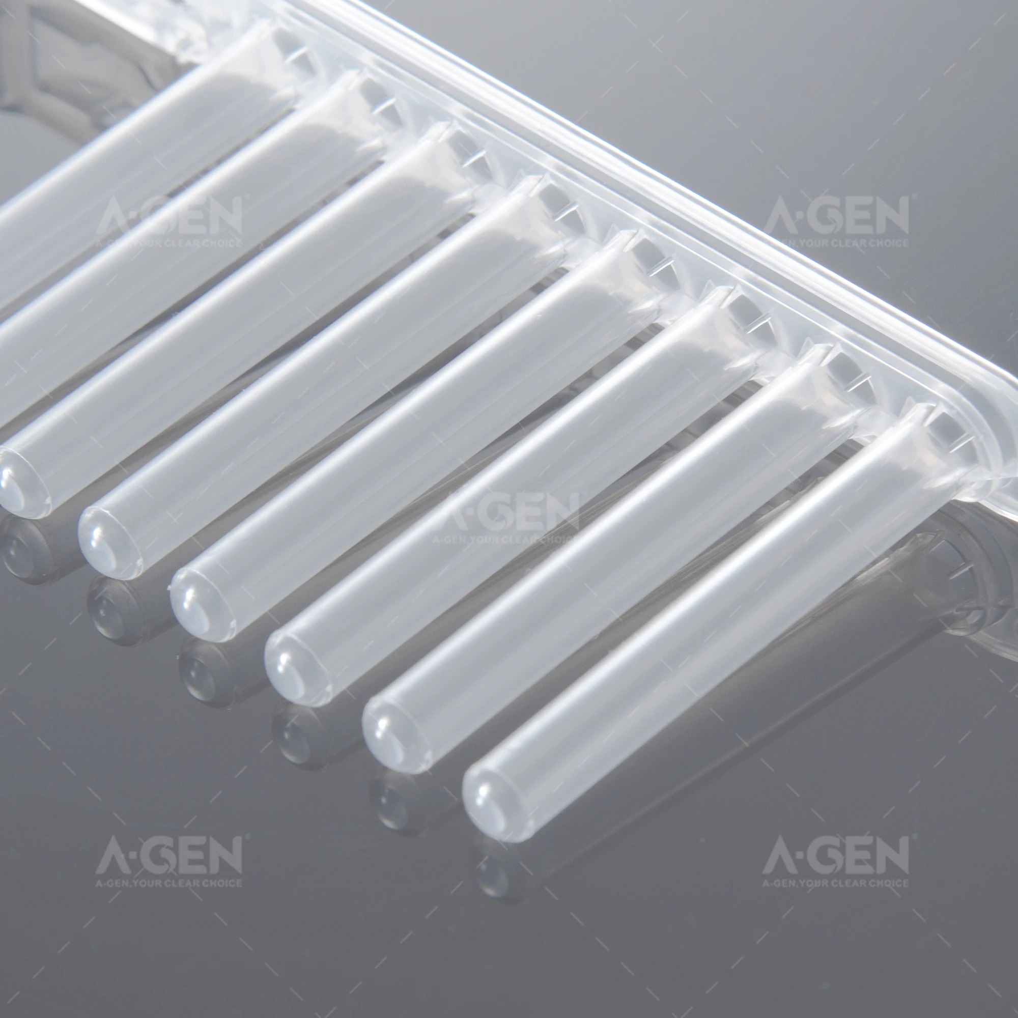 Assay Use Matched for Bioer 8 Tip combs with U bottom safe lock design compliant to SBS ANSI