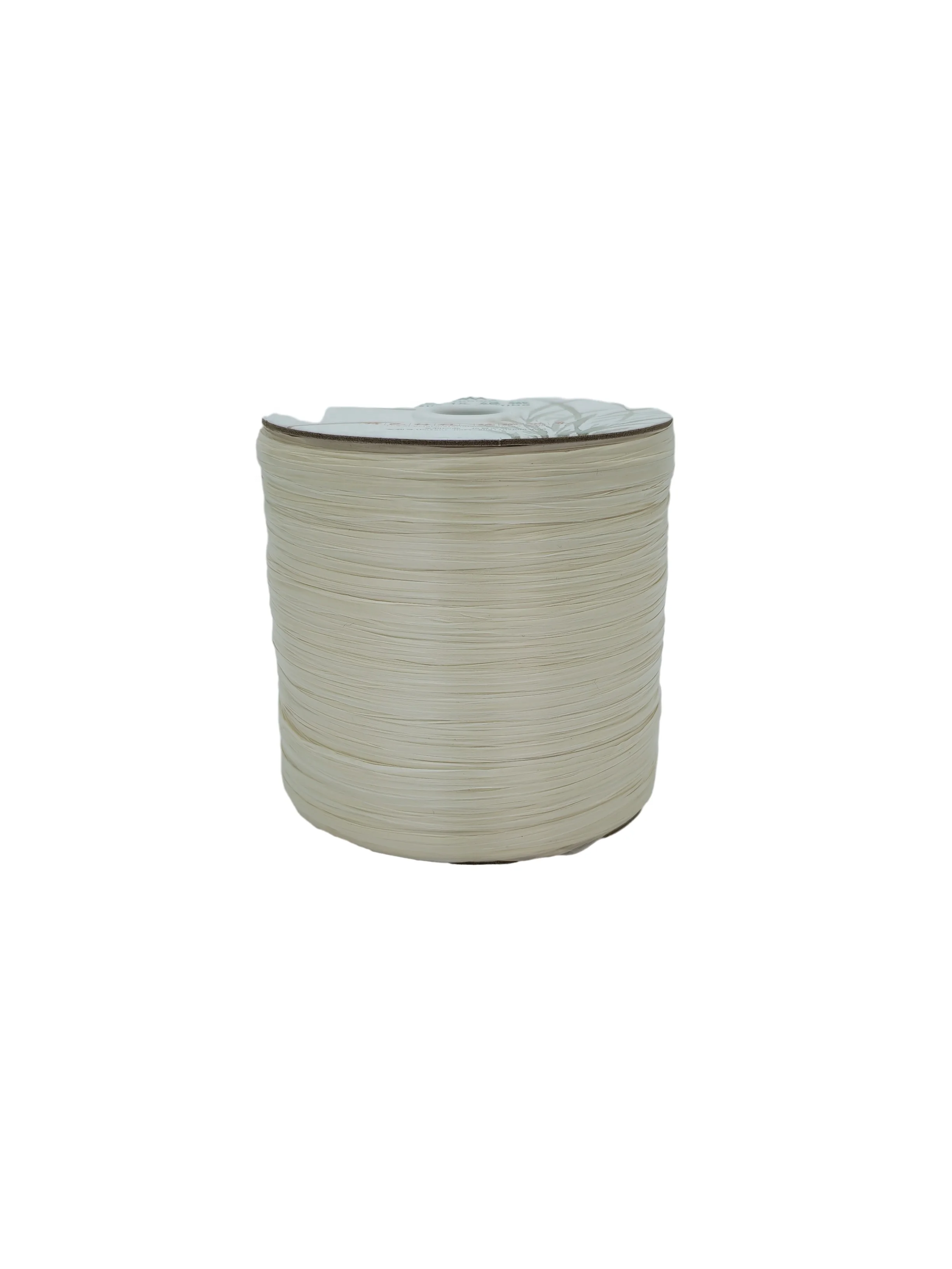 002 White | Customized matte Color PP twist yarn natural raffia fiber rope