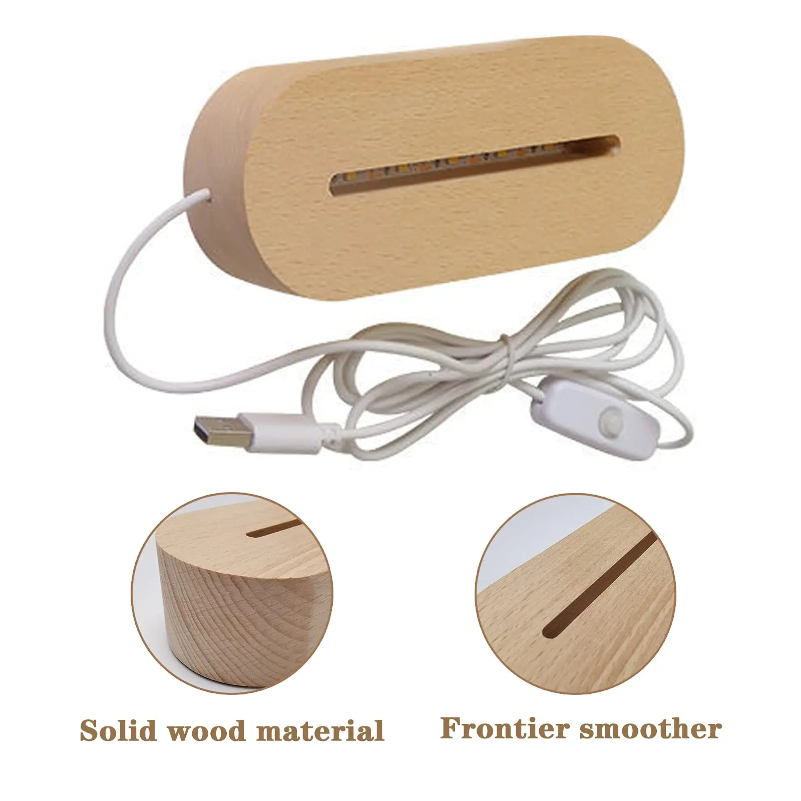 Vofull Christmas Gift Set Crackle Base Anime Designs 3D Vision Lamps Remote Control 16 LED Colors 3D Illusion Night Light