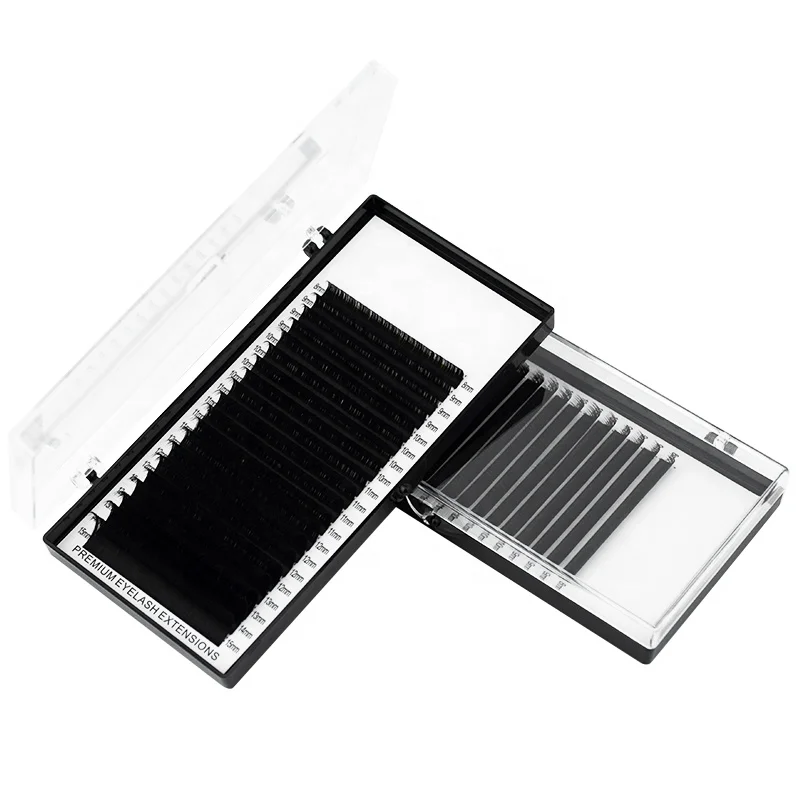 Lash 0.05 Mega Lashes Extensions Russian Silk Private Label Eyelashes Size  Volume Mink Eyelash Extension