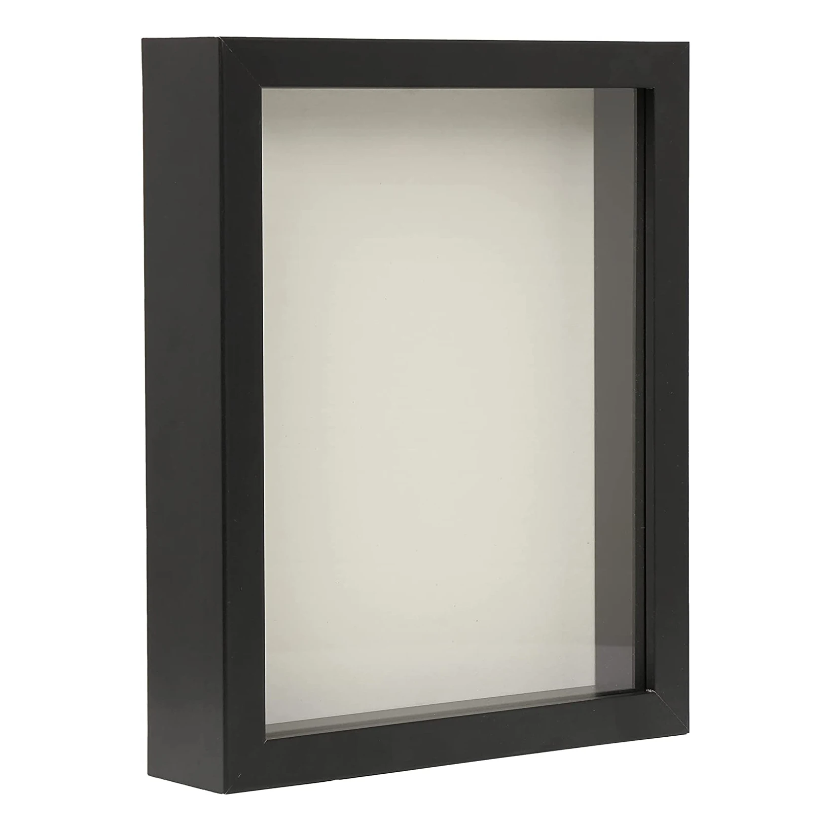 Custom Sizes 4 colors Black White Walnut Wood Art Picture Photo Frame Display Deep 3D Shadow Box Frame