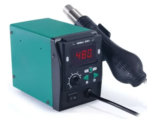 Soldering Station Yihua 959d I Nozzles Storage Install Disassemble Easily Hot Air Gun Desoldering Smd Rework Soldering Station
