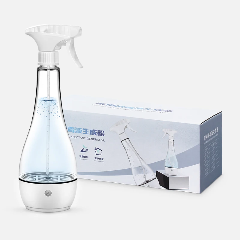 
Portable USB 500ML Spray Electrolyzed Water Generator Disinfectant Maker 