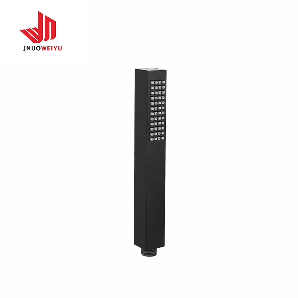 Eco-friendly black abs bathroom rainfall spray shower hand head set