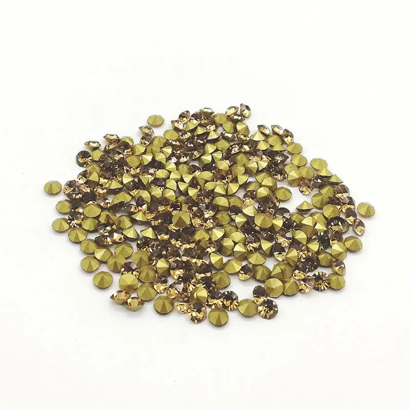 Honor Of Crystal Art Glass Stones Hot Fix Bulk High Quality Rhinestones For Nails