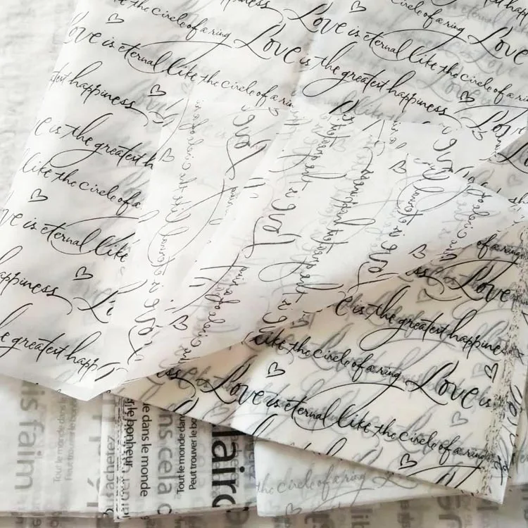 
Custom printing logo gift wrapping paper clothing tissue paper 