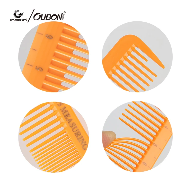 Salon Hair Comb with Scale Professional Barber Hairdressing Comb Hair Cutting Comb